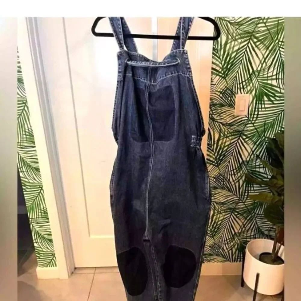 Avn denim patch knee overalls sixe 42